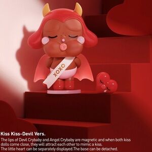 Pop Mart Crybaby Crying For Love Figure - Kiss Kiss-Devil Vers.